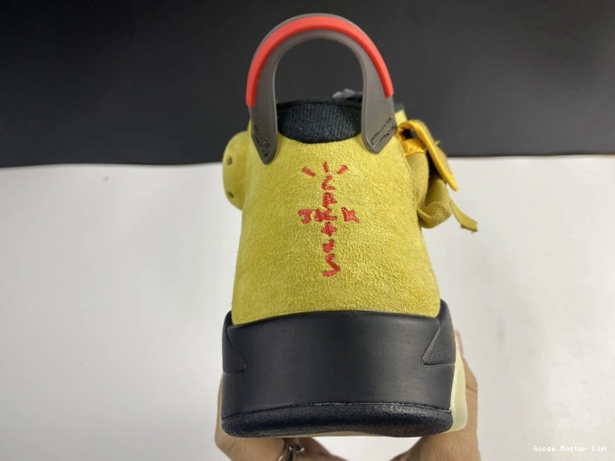 6 TRAVIS JORDAN AIR X SCOTT YELLOW CN1084-300 0725